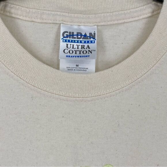 Gildan Women’s Crew Neck Short Sleeve Aruba Embroidered Teeshirt size M - Picture 2 of 4